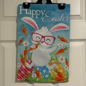 Easter Bunny garden flag